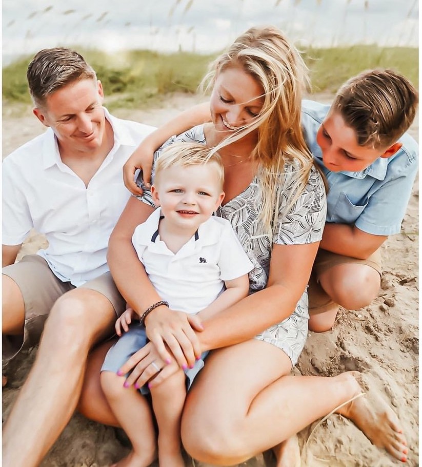 Sean with family